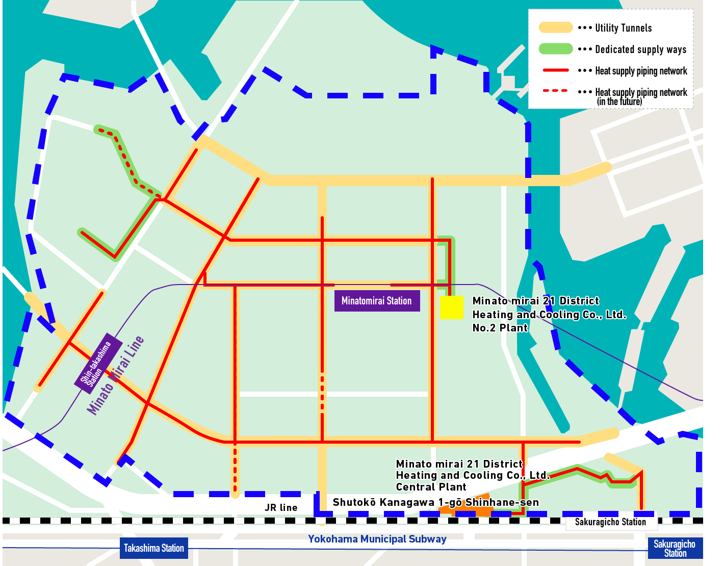 地域導管の地図